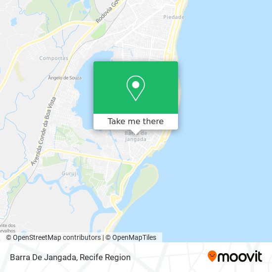 Barra De Jangada map