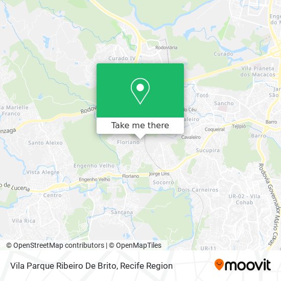 Vila Parque Ribeiro De Brito map