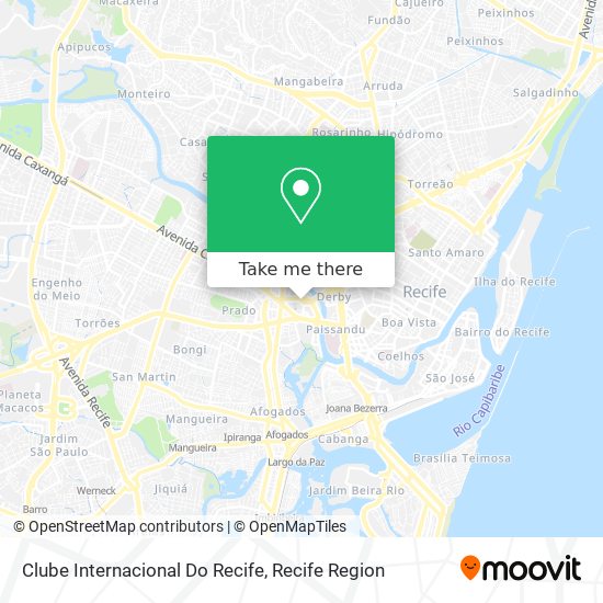 Clube Internacional Do Recife map