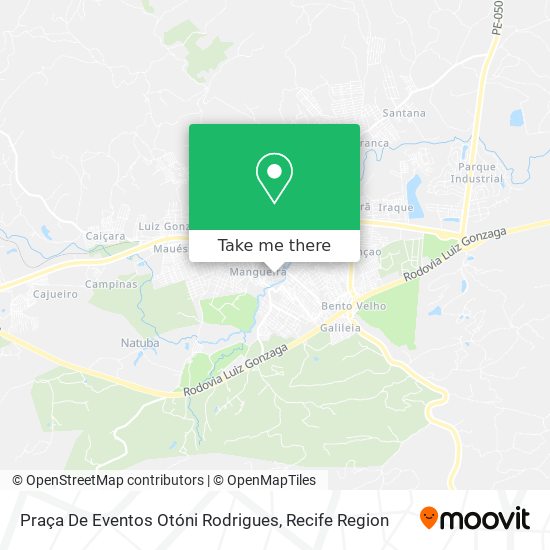 Praça De Eventos Otóni Rodrigues map