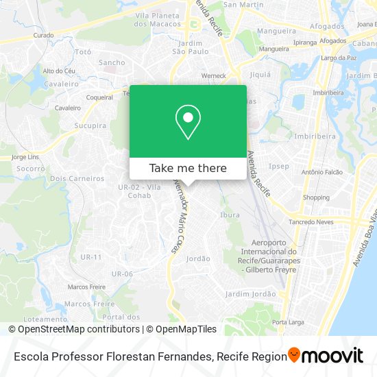 Escola Professor Florestan Fernandes map