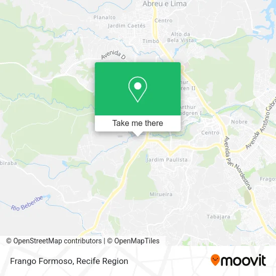Frango Formoso map