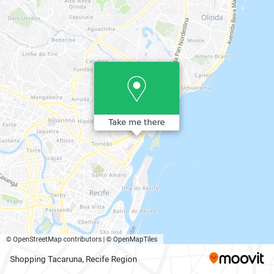 Shopping Tacaruna map