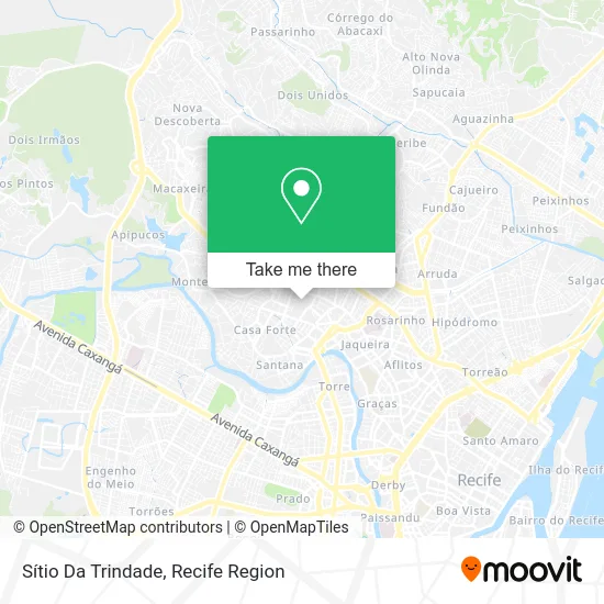 Sítio Da Trindade map