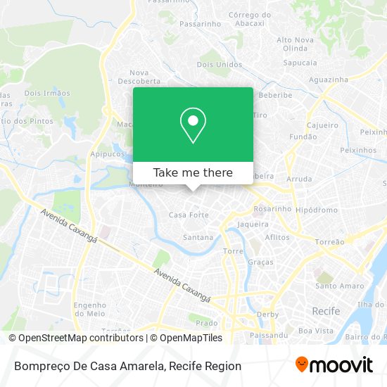 Bompreço De Casa Amarela map