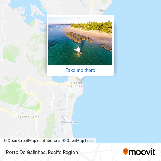 Porto De Galinhas map