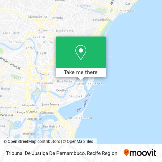 Tribunal De Justiça De Pernambuco map
