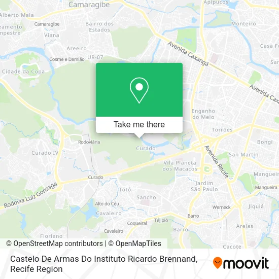 Castelo De Armas Do Instituto Ricardo Brennand map