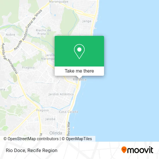 Rio Doce map