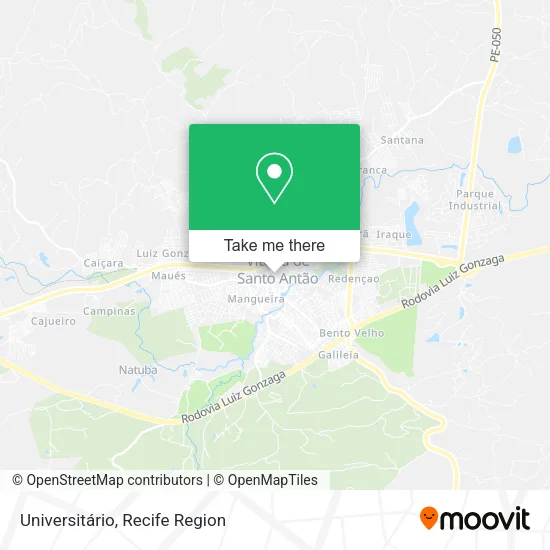 Universitário map