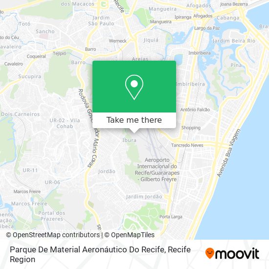 Parque De Material Aeronáutico Do Recife map