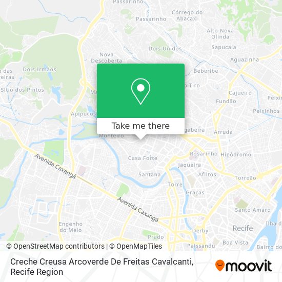 Creche Creusa Arcoverde De Freitas Cavalcanti map