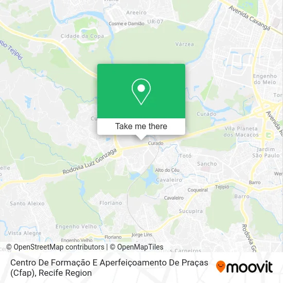 Centro De Formação E Aperfeiçoamento De Praças (Cfap) map