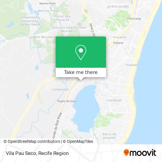 Vila Pau Seco map