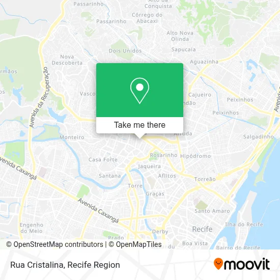 Rua Cristalina map