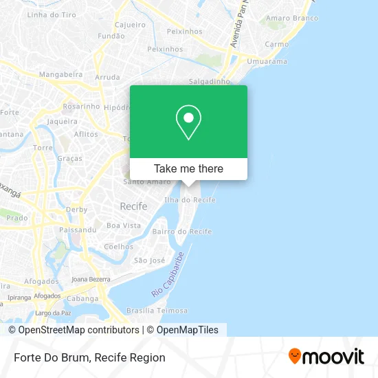 Forte Do Brum map