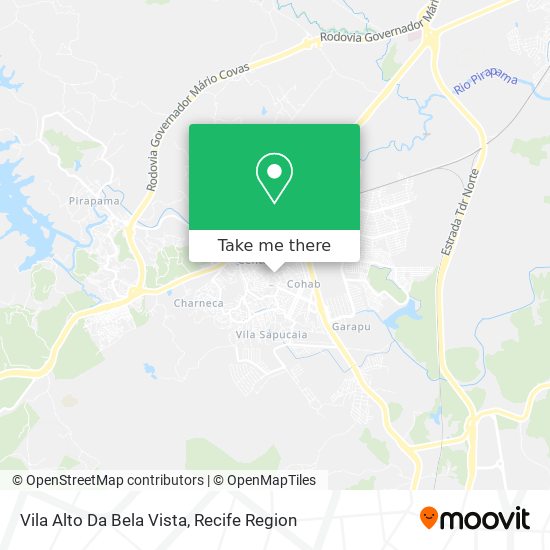 Vila Alto Da Bela Vista map