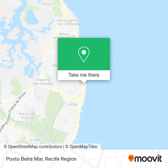 Posto Beira Mar map