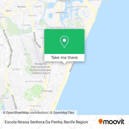 Mapa Escola Nossa Senhora Da Penha