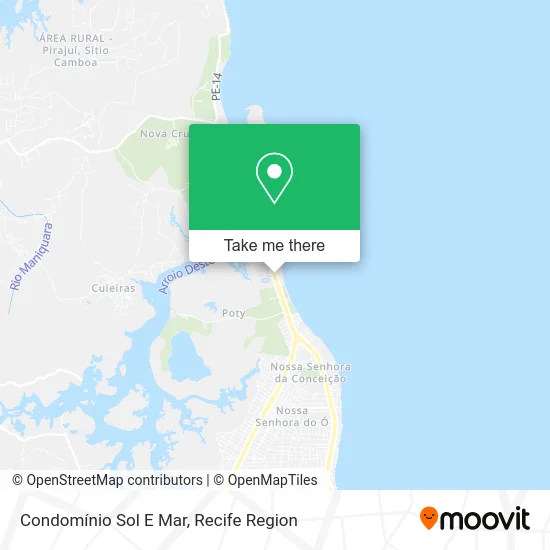 Condomínio Sol E Mar map