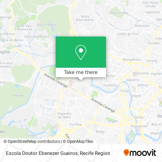 Mapa Escola Doutor Ebenezer Gueiros