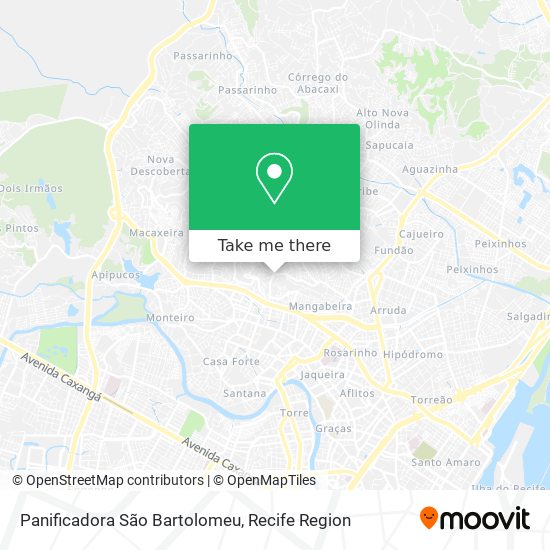 Panificadora São Bartolomeu map