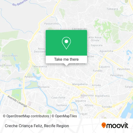 Mapa Creche Criança Feliz