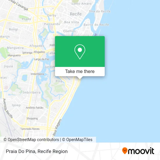 Praia Do Pina map