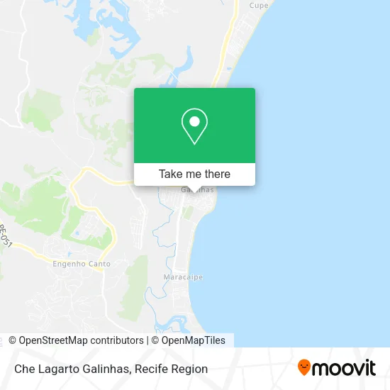 Che Lagarto Galinhas map