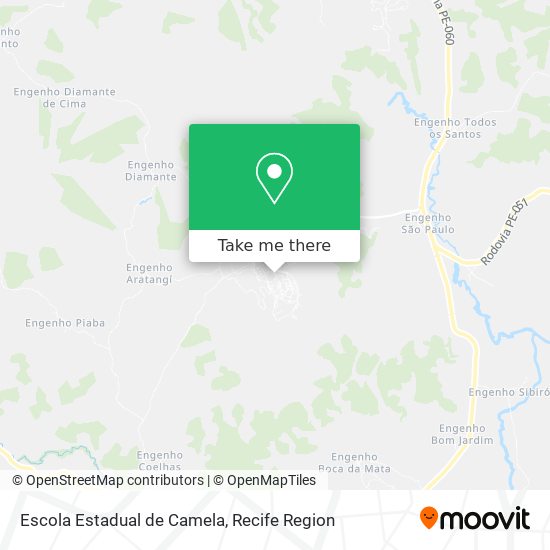Escola Estadual de Camela map