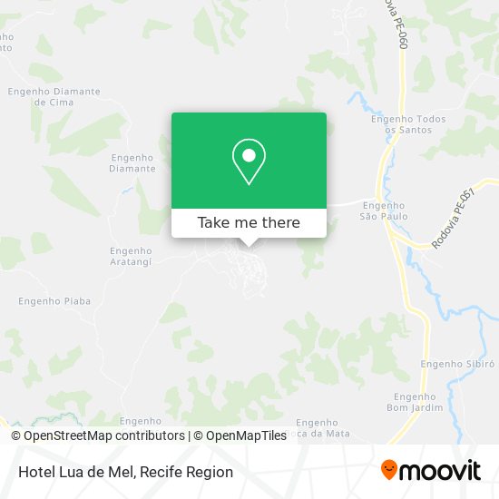 Hotel Lua de Mel map