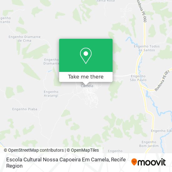 Escola Cultural Nossa Capoeira Em Camela map