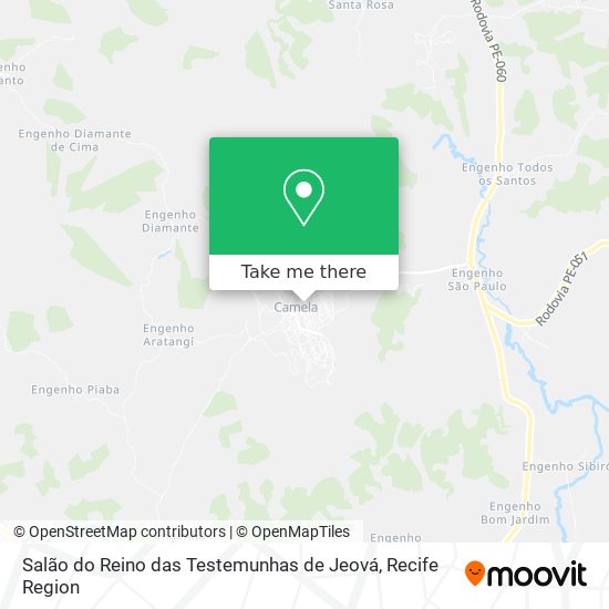 Salão do Reino das Testemunhas de Jeová map