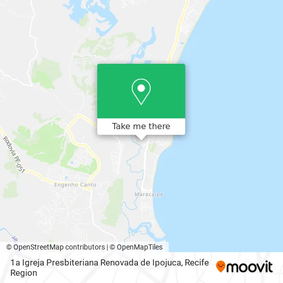 1a Igreja Presbiteriana Renovada de Ipojuca map