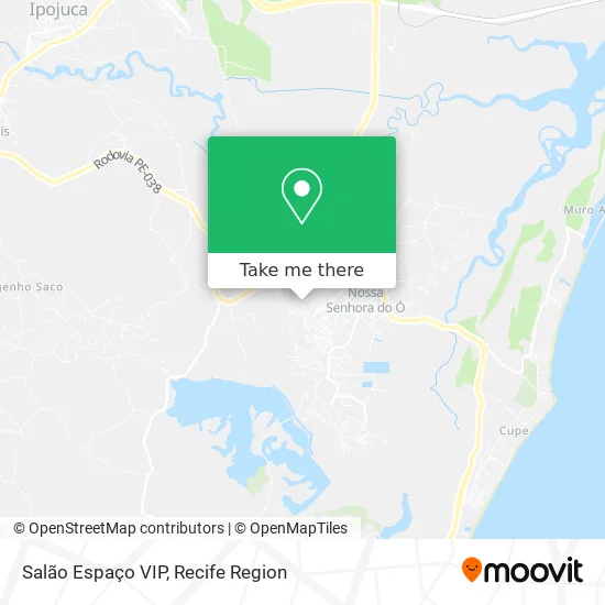 Salão Espaço VIP map