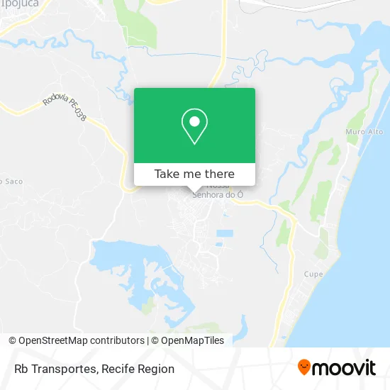 Rb Transportes map