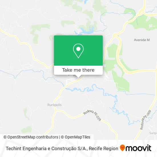Techint Engenharia e Construção S / A. map