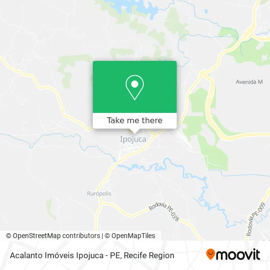 Acalanto Imóveis Ipojuca - PE map