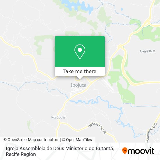 Igreja Assembléia de Deus Ministério do Butantã map