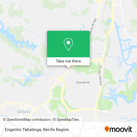 Engenho Tabatinga map