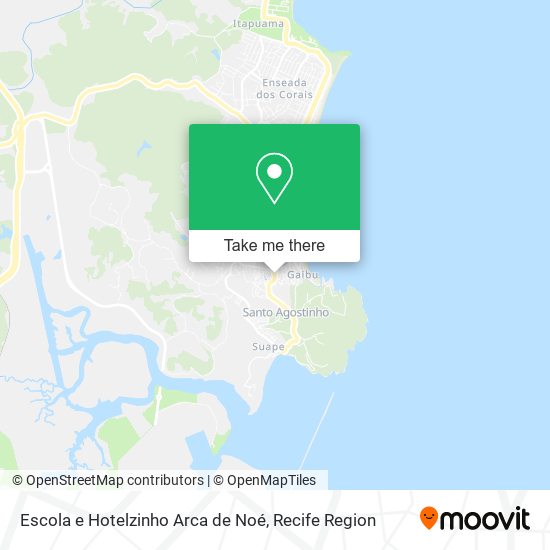 Escola e Hotelzinho Arca de Noé map