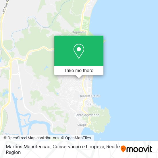 Martins Manutencao, Conservacao e Limpeza map