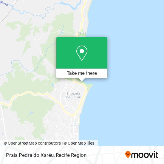 Praia Pedra do Xaréu map