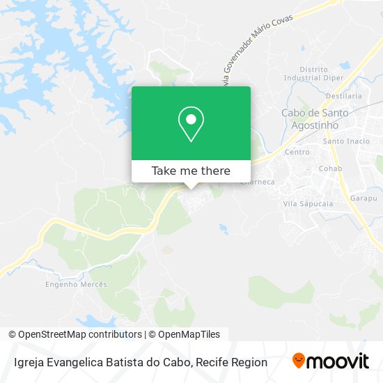 Igreja Evangelica Batista do Cabo map