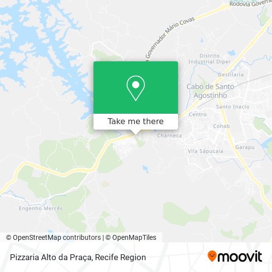 Pizzaria Alto da Praça map
