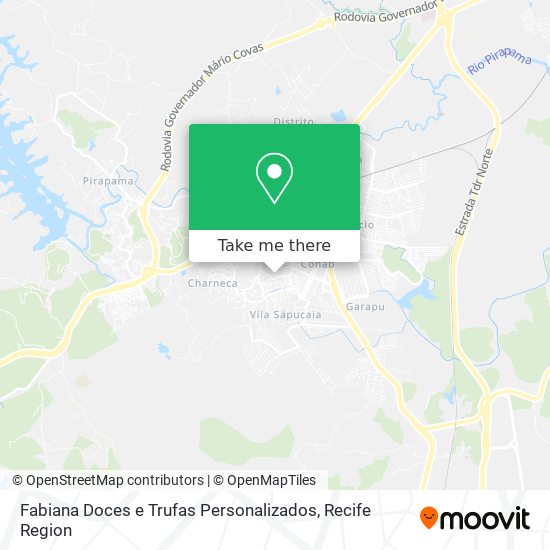 Fabiana Doces e Trufas Personalizados map