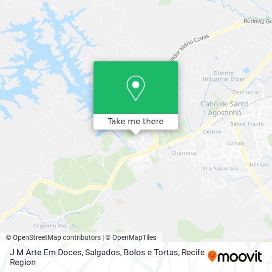 J M Arte Em Doces, Salgados, Bolos e Tortas map