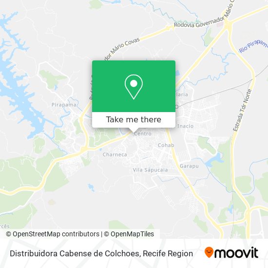 Distribuidora Cabense de Colchoes map