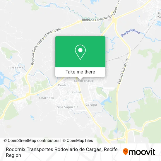 Rodomix Transportes Rodoviario de Cargas map
