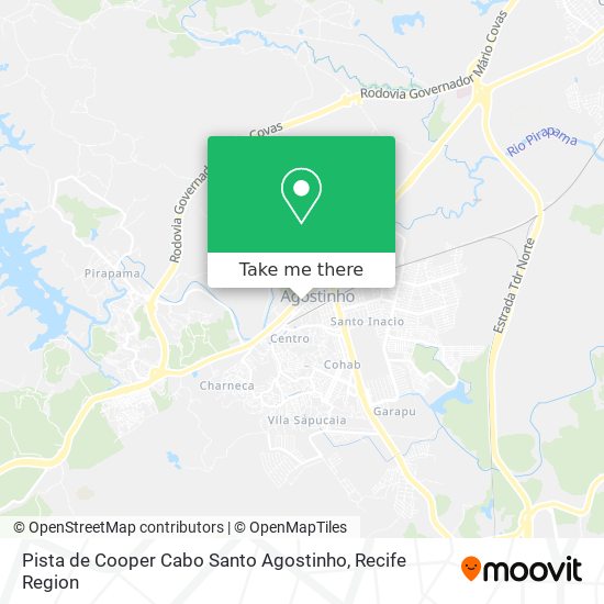 Pista de Cooper Cabo Santo Agostinho map